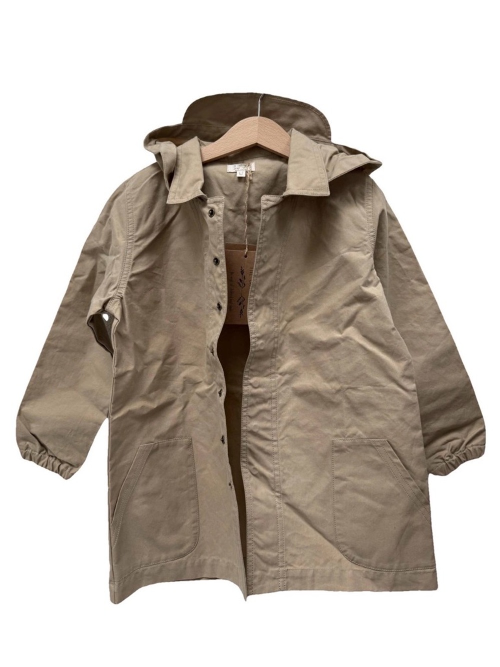 The Simple Folk The Organic Waxed Raincoat - Size: 6 - 7 Years Unisex